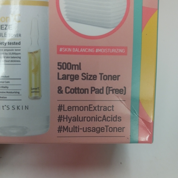 NIB It’s Skin Lemon’C Squeeze Ampoule Toner | Special Edition - Picture 2 of 5